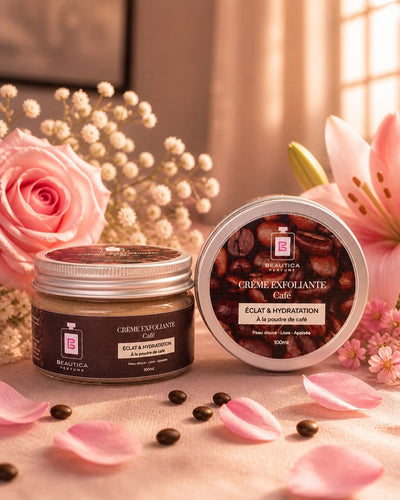 Crème Exfoliante poudre de café – 100g