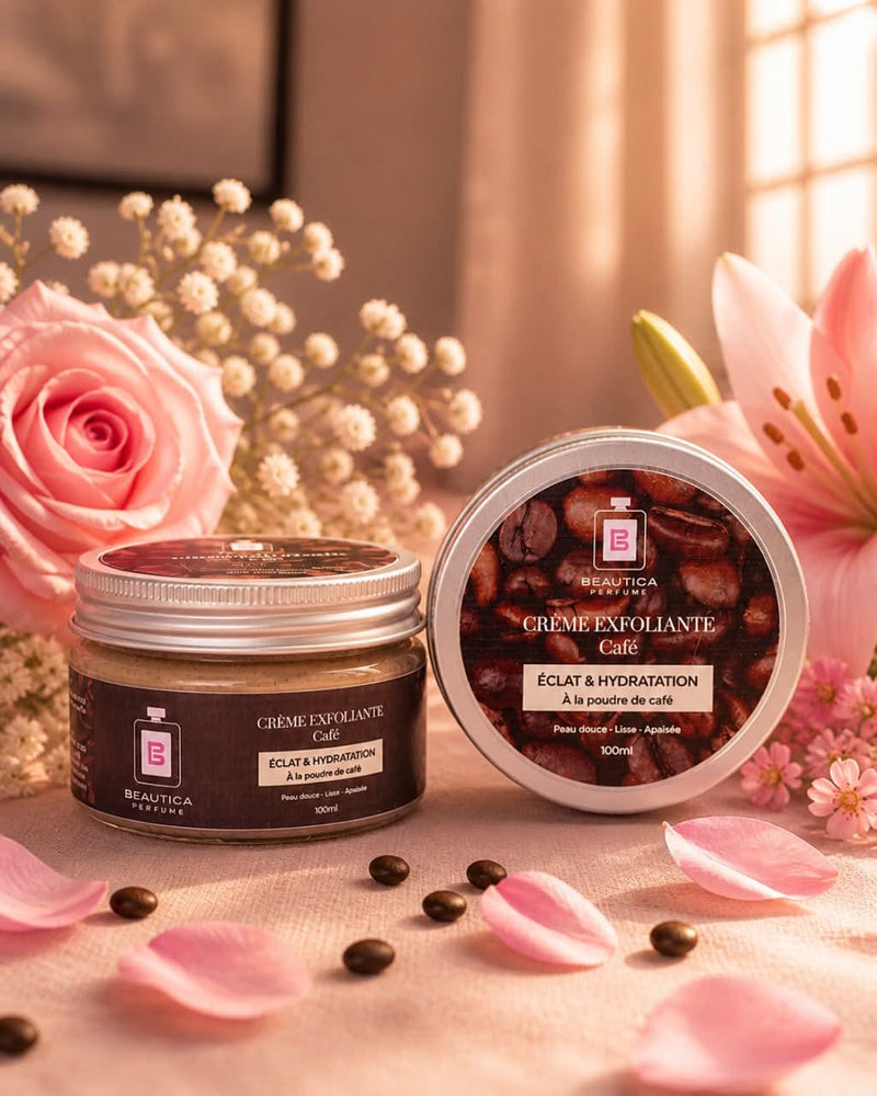 Crème Exfoliante poudre de café – 100g