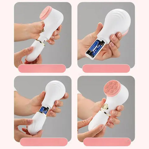 Brosse nettoyante électrique pour le visage 4 D face washer - beautica