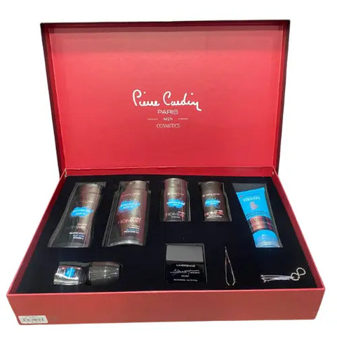 Coffret cosmétique AQUA pour homme 9 pièces - Pierre Cardin - Barbie.tn