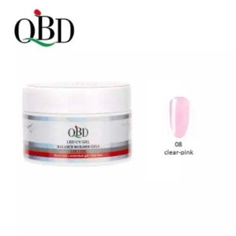 QBD GEL UV/LED NAIL 15 GR 08 clear pink - Barbie.tn