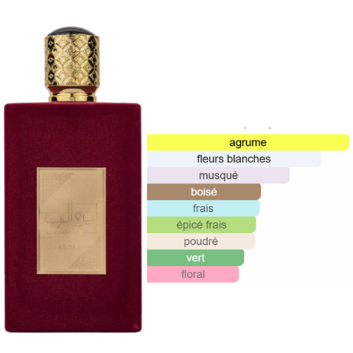 ameerat al arab rouge- Extrait de Parfum pour femme BEAUTICA Image principale du produit