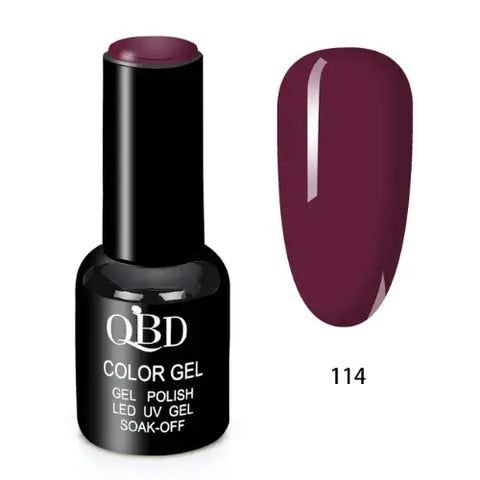 Vernis permanent AUBERGINE N° 114 _QBD - Barbie.tn